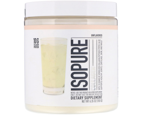 Nature's Best, IsoPure, Collagen, Unflavored, 6.35 oz (180 g) Nature's Best, IsoPure, Collagen, Unflavored, 6.35 oz (180 g)
