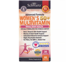 BioSchwartz, Advanced Formula Women's 50+ Multivitamin, 60 Veggie Caps