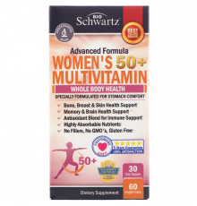 BioSchwartz, Advanced Formula Women's 50+ Multivitamin, 60 Veggie Caps