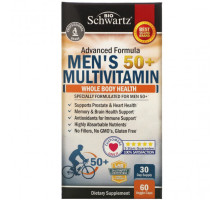 Мужское здоровье Men's 50+ Multivitamin, 60 Veggie Caps