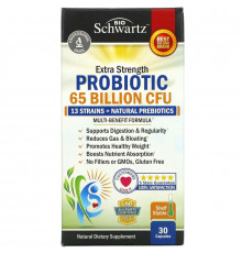 BioSchwartz, Probiotic, 65 Billion CFU, 30 Capsules