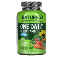 NATURELO Premium Supplements, One Daily Multivitamin for Men, 120 Vegetarian Capsules