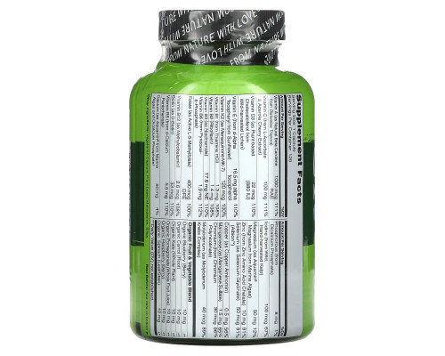 NATURELO Premium Supplements, One Daily Multivitamin for Men, 120 Vegetarian Capsules NATURELO Premium Supplements, One Daily Multivitamin for Men, 120 Vegetarian Capsules