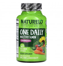 NATURELO, One Daily Multivitamin for Women 50+, 60 Vegetarian Capsules