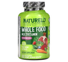 NATURELO, Whole Food Multivitamin for Women 50+, 120 Vegetarian Capsules