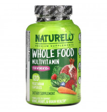 NATURELO, Whole Food Multivitamin for Women 50+, 120 Vegetarian Capsules