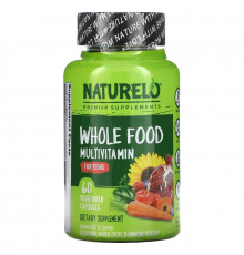 NATURELO, Whole Food Multivitamin for Teens, 60 Vegetarian Capsules