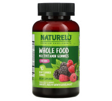 NATURELO, Whole Food Vitamin Gummies for Kids, Berry Flavored, 90 Gummies