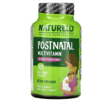 NATURELO, Postnatal Multivitamin for Breastfeeding Moms, 180 Vegetarian Capsules