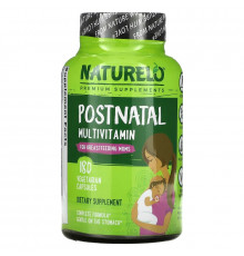 NATURELO, Postnatal Multivitamin for Breastfeeding Moms, 180 Vegetarian Capsules