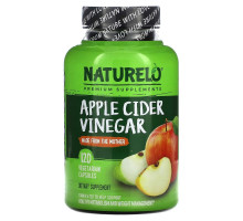 NATURELO, Apple Cider Vinegar with Keto Salts & MCT Oil, 120 Vegetable Capsules
