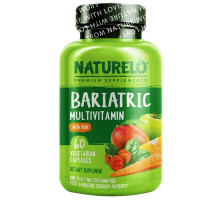 NATURELO, Bariatric Multivitamin with Iron, 60 Vegetarian Capsules