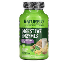NATURELO, Digestive Enzymes, Full Spectrum Blend, 90 Vegetarian Capsules