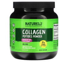 NATURELO, Collagen Peptides Powder, Unflavored, 1 lb (16 oz)