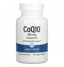 Lake Avenue Nutrition, CoQ10, USP Grade Ubiquinone, 100 mg, 120 Veggie Capsules