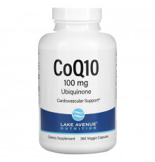 Lake Ave. Nutrition, CoQ10, 100 mg, 360 Veggie Capsules