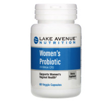 Lake Ave. Nutrition, Women's Probiotics, 20 Billion CFU, 60 Veggie Capsules