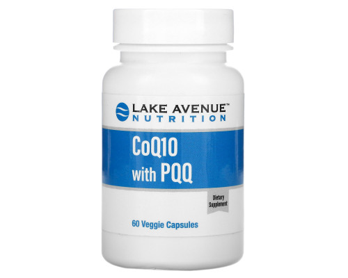 Lake Avenue Nutrition, CoQ10  with PQQ , 100 mg, 60 Veggie Capsules