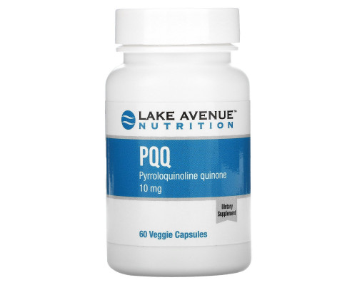 Lake Avenue Nutrition, PQQ (пирролохинолинхинон), 10 мг, 60 растительных капсул Lake Avenue Nutrition, PQQ (пирролохинолинхинон), 10 мг, 60 растительных капсул