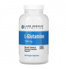 Lake Avenue Nutrition, L-Glutamine, 1000 mg, 240 Veggie Capsules