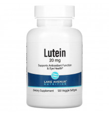 Lake Avenue Nutrition, Lutein, 20 mg, 120 Veggie Softgels