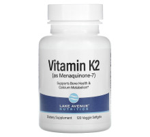 Lake Avenue Nutrition, Vitamin K2, Menaquinone-7, 50 mcg, 120 Veggie Softgels