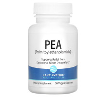 Lake Avenue Nutrition, ПЭА (пальмитоилэтаноламид), 600 мг, 30 растительных капсул