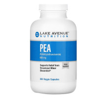 Lake Avenue Nutrition, ПЭА (пальмитоилэтаноламид), 600 мг, 365 растительных капсул