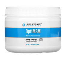 Lake Avenue Nutrition, OptiMSM, 200 г, хлопья