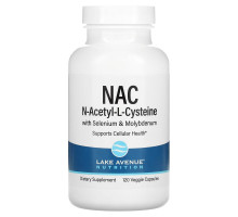 Lake Avenue Nutrition, N-A-C, N-Acetyl Cysteine with Selenium & Molybdenum, 600 mg, 120 Veggie Capsules