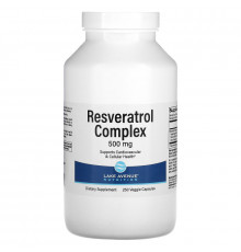 Lake Avenue Nutrition, Resveratrol Complex, 500 mg, 250 Veggie Capsules