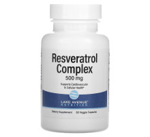 Lake Avenue Nutrition, Resveratrol Complex, 500 mg, 60 Veggie Capsules