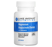 Lake Avenue Nutrition, Magnesium Bisglycinate Chelate, 200 mg, 60 Tablets