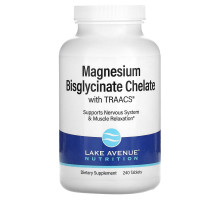 Lake Avenue Nutrition, Magnesium Bisglycinate, 200 mg Per Serving, 240 Tablets
