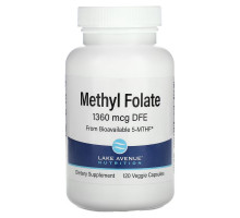 Lake Avenue Nutrition, Methyl Folate, 800 mcg, 120 Veggie Capsules