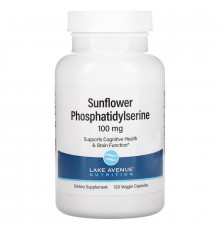 Lake Avenue Nutrition, Sunflower Phosphatidylserine, 100 mg, 120 Veggie Capsules