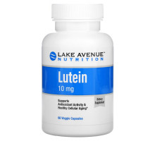 Lake Avenue Nutrition, Lutein, 10 mg, 60 Veggie Capsules