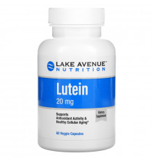 Lake Avenue Nutrition, Lutein, 20 mg, 60 Veggie Capsules