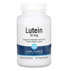 Lake Avenue Nutrition, Lutein, 10 mg, 180 Veggie Capsules