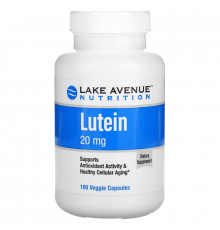 Lake Avenue Nutrition, Lutein, 20 mg, 180 Veggie Capsules