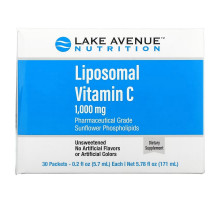 Lake Avenue Nutrition, Liposomal Vitamin C , 1,000 mg , 30 Packets, 0.2 oz (5.7 ml) Each