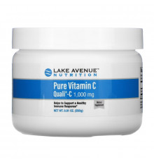 Lake Avenue Nutrition, Quali-C, чистый витамин С в порошке, 1000 мг, 250 г (8,81 унции)