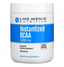 Lake Avenue Nutrition, Instantized BCAA Powder, Unflavored, 32 oz (907 g)
