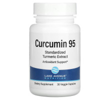 Lake Avenue Nutrition, Curcumin 95, 500 mg, 30 Veggie Capsules
