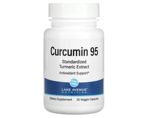 Lake Avenue Nutrition, Curcumin 95, 500 mg, 30 Veggie Capsules Lake Avenue Nutrition, Curcumin 95, 500 mg, 30 Veggie Capsules