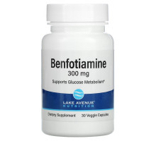 Lake Avenue Nutrition, Benfotiamine, 300 mg, 30 Veggie Capsules