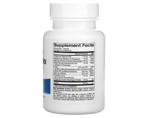 Lake Avenue Nutrition, High Potency Vitamin B Complex, 30 Veggie Capsules Lake Avenue Nutrition, High Potency Vitamin B Complex, 30 Veggie Capsules