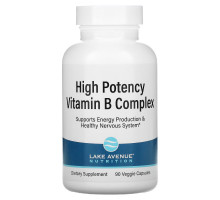 Lake Avenue Nutrition, High Potency Vitamin B Complex, 90 Veggie Capsules