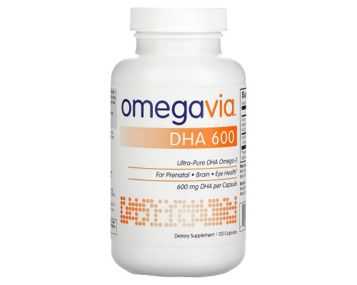 OmegaVia, ДГК 600, 120 капсул OmegaVia, ДГК 600, 120 капсул