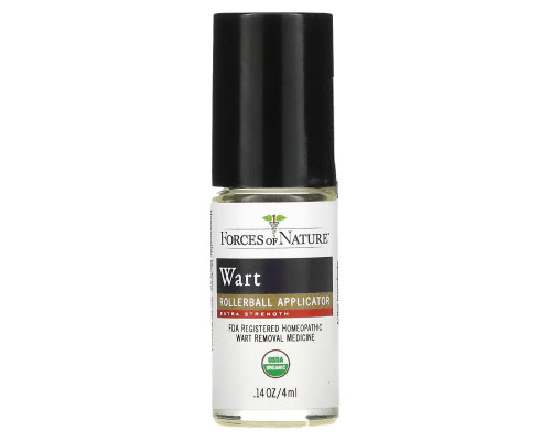 Forces of Nature, Wart Remover, Dual Action Roll On, Extra Strength, 0.14 oz (4 ml) Forces of Nature, Wart Remover, Dual Action Roll On, Extra Strength, 0.14 oz (4 ml)